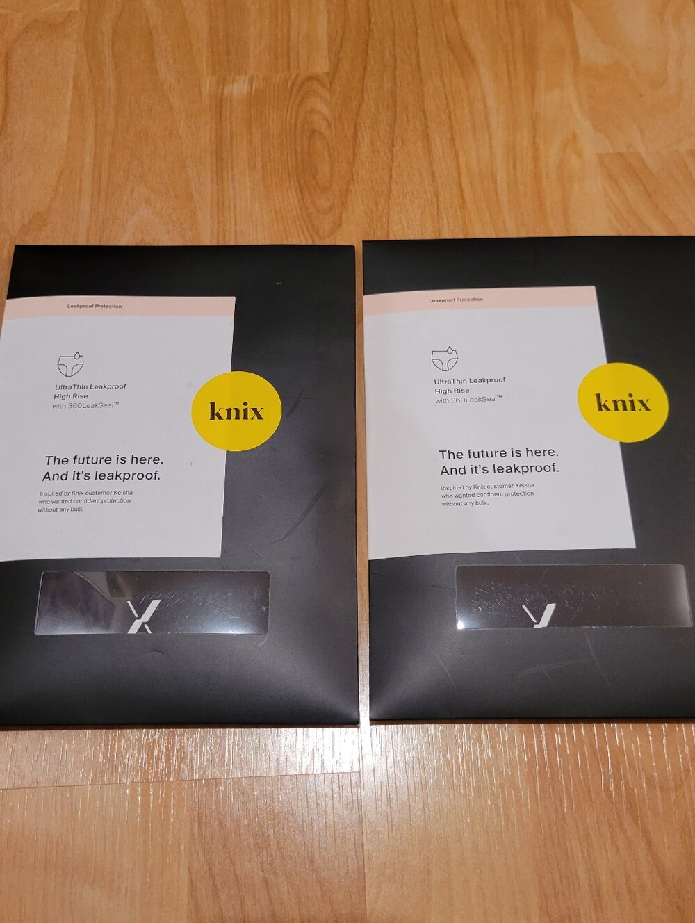 knix UltraThin Leakproof High Rise Underwear Medium Absorbancy Bundle Of 2 New